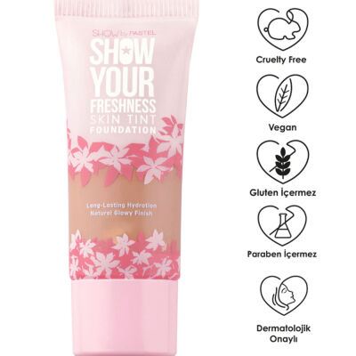 Pastel Show Your Freshness Skin Tint Fondöten 505 Caramel - 4