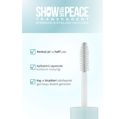Pastel Show Your Peace Transparent Eyebrow & Eyelash Mascara 00 - 3