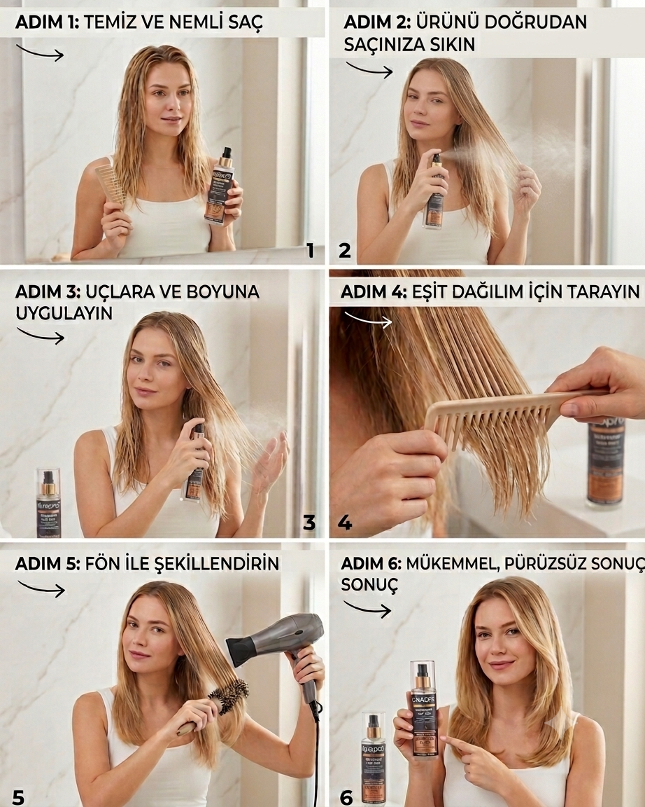 Quapro Biberiyeli Saç Sütü 200 ML - 3