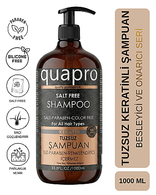 Quapro Keratin Şampuan 1000 ML - 1