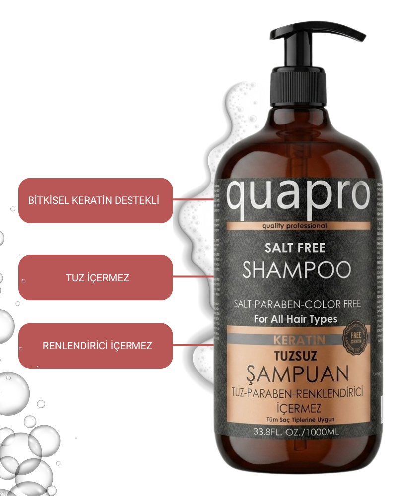 Quapro Keratin Şampuan 1000 ML - 2