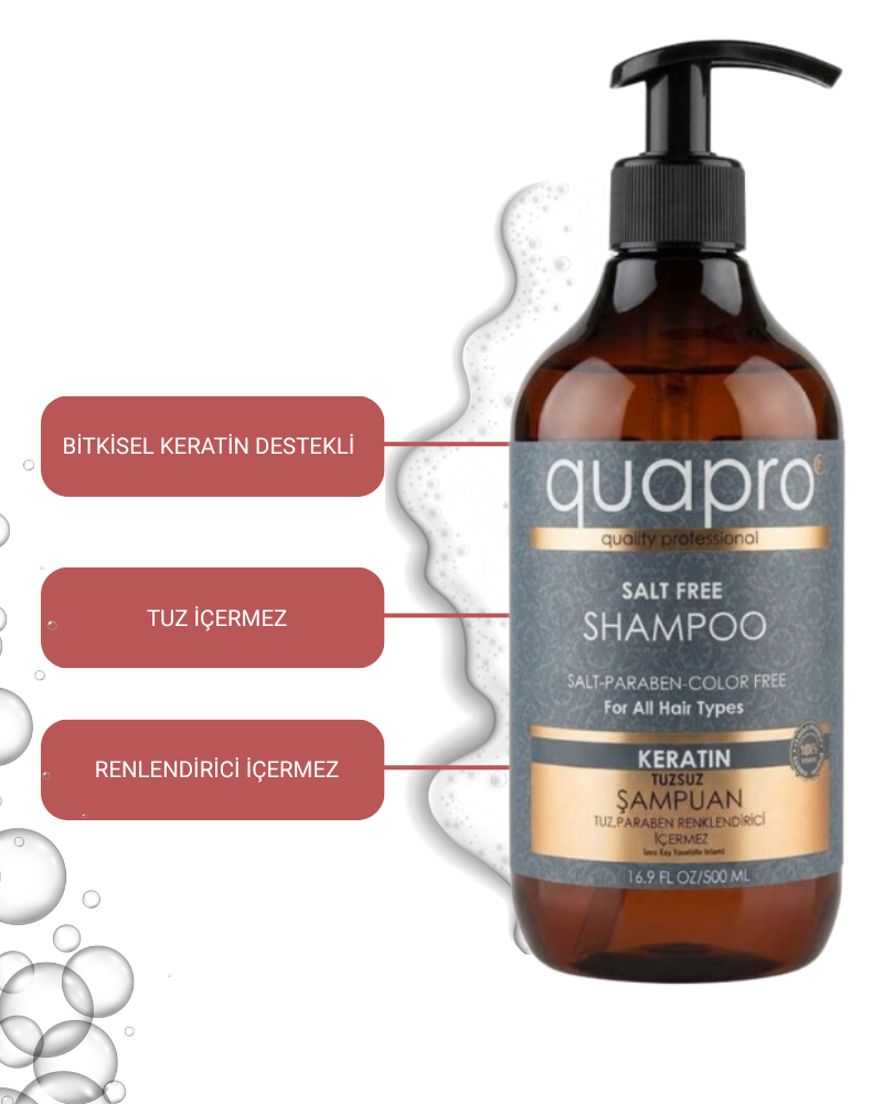 Quapro Keratin Şampuan 500 ML - 3
