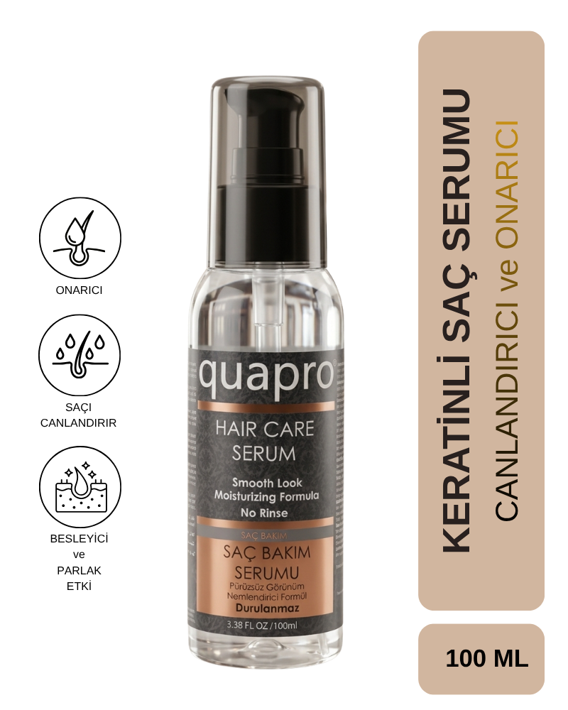 Quapro Saç Serumu Keratin 100 ML - QUAPRO