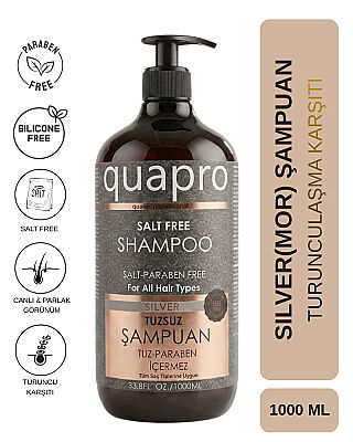 Quapro Silver Şampuan 1000 ML - 1