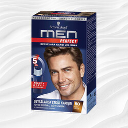 Men Perfect 50 Açık Kahve Saç Boyası - 1
