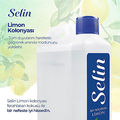 Selin Limon Kolonyası 900 ML - 2