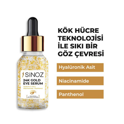 Sinoz 24K Altın Göz Bakım Serumu 10ML - 1