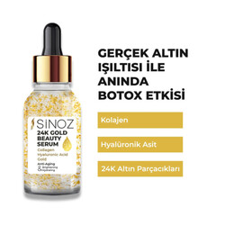 Sinoz 24K Altın Yüz Bakım Serumu 30 ML - SİNOZ