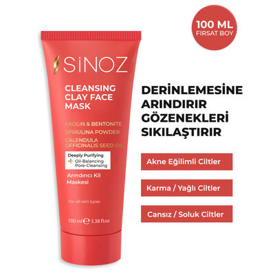 Sinoz Arındırıcı Kil Maskesi 100 ML - 1