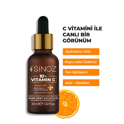 Sinoz Koyu Lekeler C Vitaminler Serum 30ML - 1