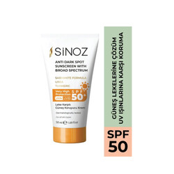 Sinoz Leke Karşıtı Güneş Kremi 50ML - SİNOZ