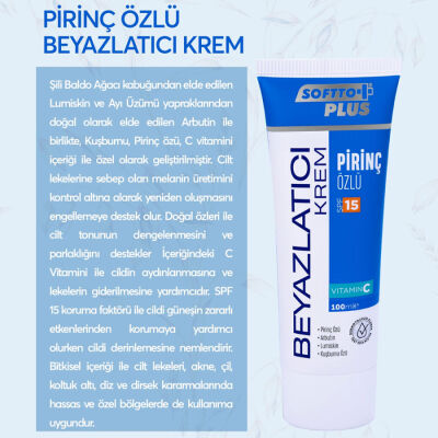 Softto Plus Beyazlaştırıcı Krem 100 ML - 2
