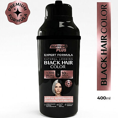 Softto Plus Expert Siyah Şampuan Women 400 ML - SOFTTO PLUS