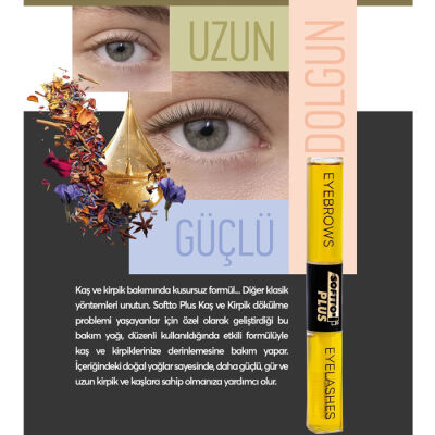 Softto Plus Kaş ve Kirpik Bakım Serumu 20 ML - 2