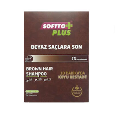 Softto Plus Koyu Kestane Şampuan 21 ML - 1