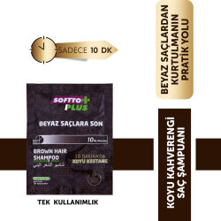 Softto Plus Koyu Kestane Şampuan 21 ML - SOFTTO PLUS