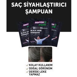 Softto Plus Siyah Şampuan 21 ML - SOFTTO PLUS (1)