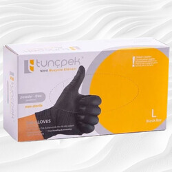 Tunçpek Pudrasız Eldiven Nitril L - TUNÇPEK