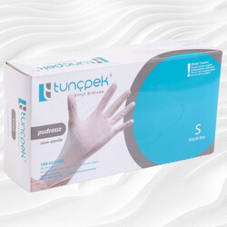 Tunçpek Eldiven Pudrasız Vinil S - TUNÇPEK