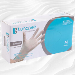 Tunçpek Pudrasız Vinil Eldiven M - TUNÇPEK