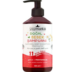 Yeşilmarka Doğal Bebek Şampuanı Çilekli 400ML - YEŞİLMARKA