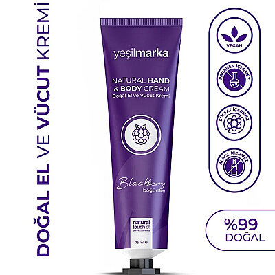 Yeşilmarka Doğal El Vücut Kremi Böğürtlen 75 ML - 2