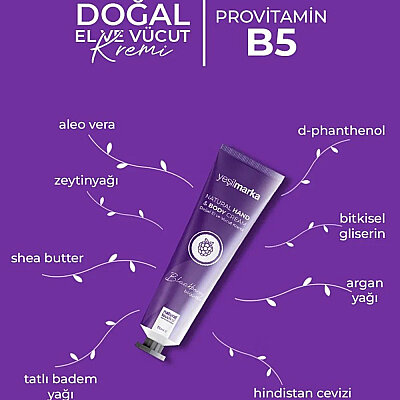 Yeşilmarka Doğal El Vücut Kremi Böğürtlen 75 ML - 3