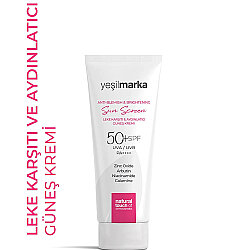 Yeşilmarka Leke Karşıtı Renkli Güneş Kremi 50 Spf 50 ML - YEŞİLMARKA