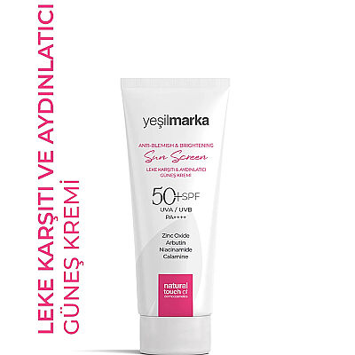 Yeşilmarka Leke Karşıtı Renkli Güneş Kremi 50 Spf 50 ML - 1