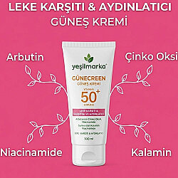 Yeşilmarka Leke Karşıtı Renkli Güneş Kremi 50 Spf 50 ML - 3