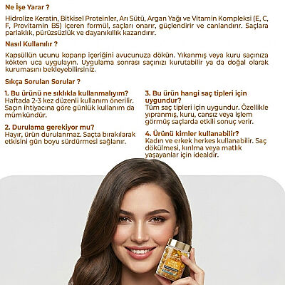 Yeşilmarka Saç Vitamini Keratin Yağı 15 ML - 4