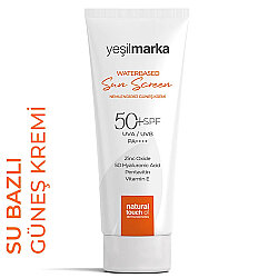 Yeşilmarka Su Bazlı Nemlendiricili Güneş Kremi 50 Spf 50 ML - YEŞİLMARKA