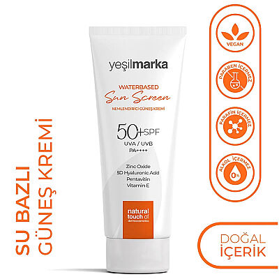 Yeşilmarka Su Bazlı Nemlendiricili Güneş Kremi 50 Spf 50 ML - 2
