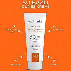 Yeşilmarka Su Bazlı Nemlendiricili Güneş Kremi 50 Spf 50 ML - 3